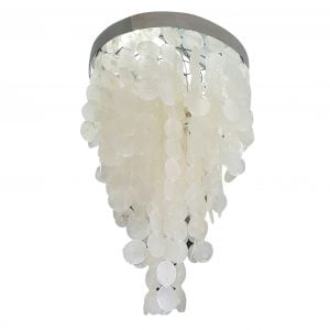 CHANDELIER CAPIZ ROUND