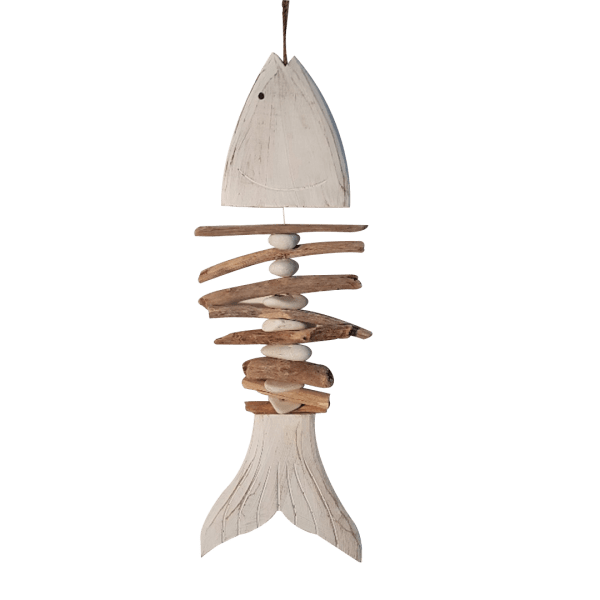 FISH DRIFTWOOD & STONES