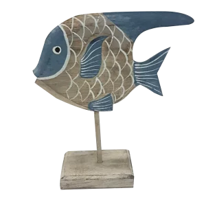 FISH BLUE ON STAND