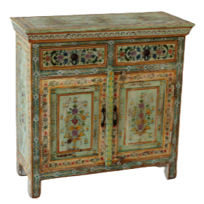 CABINET ART PAINTED
